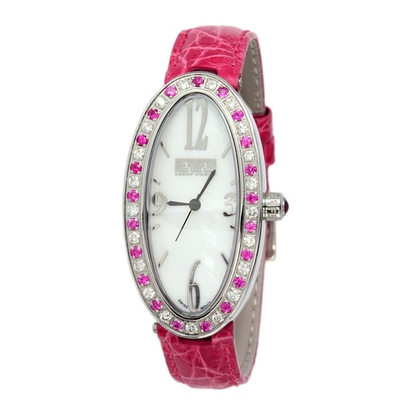 Pink Sapphire Diamond 1.77 Tcw. Luxury Watch main image 4